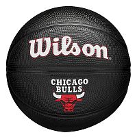 Wilson  мяч баскетбольный NBA Team Tribute Mini Chicago Bulls