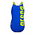 Arena  купальник детский спортивный Swimsuit (6-7, neon blue soft green)