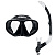 Arena  набор маска+трубка детский Premium jr (one size, black)