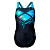 Arena  купальник детский спортивный Multi Pixels (14-15, black turquoise)