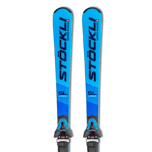 Stockli  лыжи горные Laser GS + MC12 black matt-shine фото 2