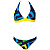 Arena  купальник женский пляжный Scrawl (40, blue)
