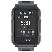 Sigma  часы с пульсометром Id. и GPS  Free
