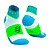 Compressport  носки Ultra trail low (T2 (39-41), norse blue neon green)