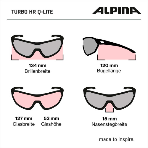 Alpina  очки солнцезащитные Turbo HR фото 3