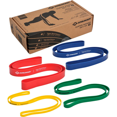 Donic Schildkrot  фитнес резинки Super Bands Set of 4 фото 2