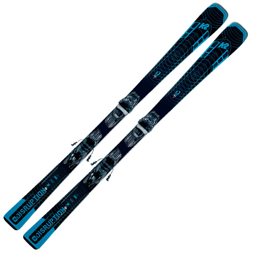 K2  лыжи горные Disruption SC Alliance  ER3 10 compact quikclik  black-teal