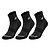 Babolat  носки Quarter (3 пары) (35-38, black black)