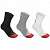 Wilson  носки детские JR Core Crew (3 pairs) (M-L, white black)