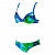 Arena  купальник женский пляжный Palm wire (36, blue)