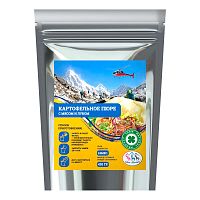 Cabra Montana  картофельное пюре с мясом жаренным луком и сливками