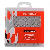 Sram  цепь PC Red 22 - hollow pin 114 links power lock 11-spd