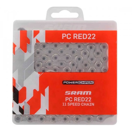 Sram  цепь PC Red 22 - hollow pin 114 links power lock 11-spd