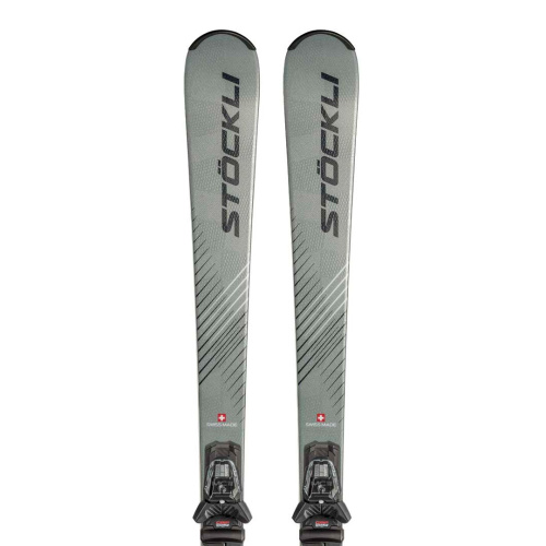 Stockli  лыжи горные Laser CX + MC 11 black matt-shine фото 3