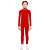 Bask  термобелье костюм детский INGI (122, красный черный)