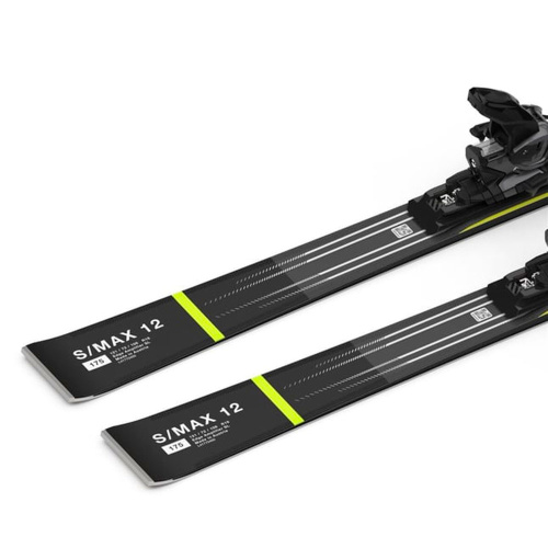 Salomon  лыжи горные E S/Max 12 + Z12 GW F80 grey black фото 4
