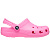 Crocs  сабо детские Classic сlog (33-34, taffy pink)