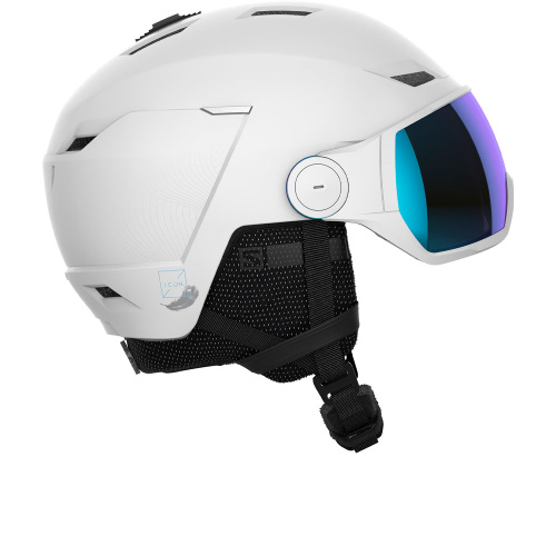 Salomon  шлем горнолыжный с визором женский Icon Lt Visor