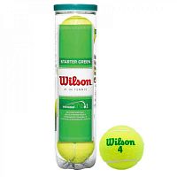 Wilson  мячи теннисные Started Play Green x4 (18)