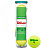 Wilson  мячи теннисные Started Play Green x4 (18) (one size, yellow)