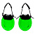 Madwave  ласты для брасса Positive Drive (35-39, green black)