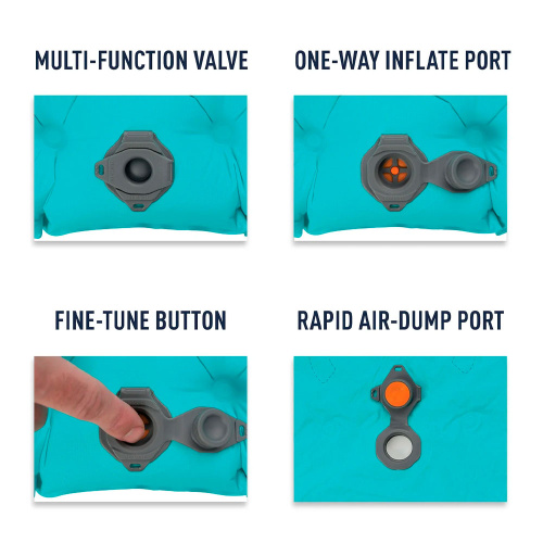 Sea To Summit  каремат надувной Comfort Light ASC Insulated Mat Women's фото 3