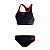 Speedo  купальник женский Plmt rcbk brf Speedo (32, black-red)