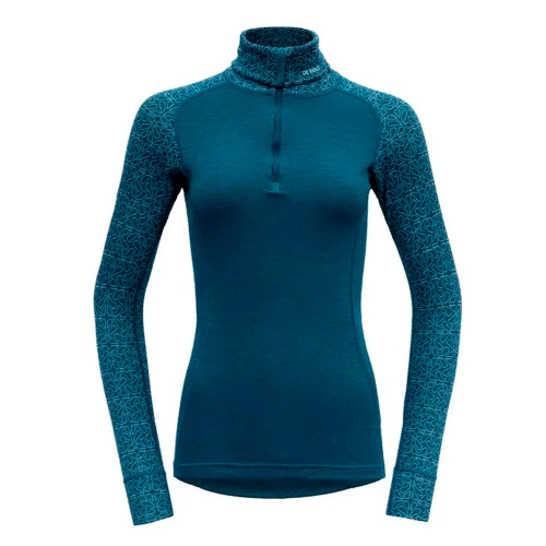 Devold  майка женская с длинным рукавом Duo Activ Zip Neck