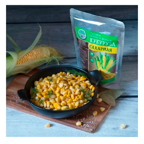 Кронидов туристическая еда кукуруза сахарная в собственном соку, 325гр. фото 2 Кронидов туристическая еда кукуруза сахарная в собственном соку, 325гр. фото 2