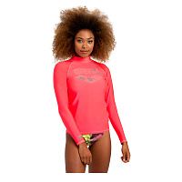 Arena  футболка женская для плавания Rash vest l/s graphic