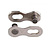 KMC  замок для цепи Connector CL566R (пара) - speed 9 (one size, silver)