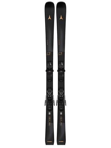 Atomic лыжи горные женские E Cloud C7 + M 10 Gw black-light sand