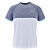 Babolat  футболка мужская Play Crew Neck Tee (S, white blue)