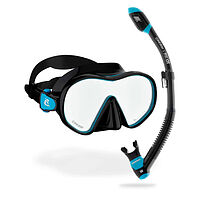 Cressi  маска + трубка для плавания F-dual + supernova dry