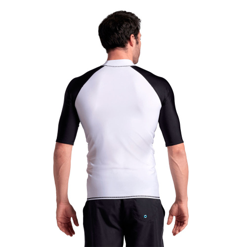 Arena  футболка мужская для плавания Rash vest s/s graphic фото 4