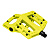 Eclat  педали Centric pedal (nylon/fibreglas, 9/16", neon yellow)