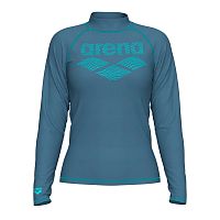 Arena  футболка женская для плавания Rash vest l/s graphic