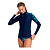 Arena  футболка для плавания женская Rash L (XL, navy turquoise)