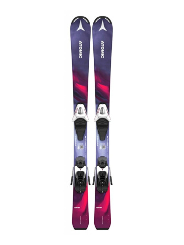 Atomic  лыжи горные Maven Girl 100-120 + C 5 GW white pink