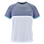 Babolat  футболка мужская Play Crew Neck Tee (XL, white blue hthr)