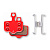 Acid  тормозные колодки Avid Elixir sintered (one size, red)