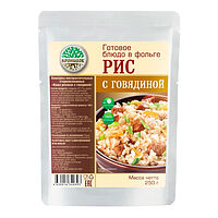 Кронидов  туристическая еда каша рисовая с говядиной, 250гр.