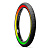 Saltplus  покрышка Sting tire (65 psi, 20" x 2.4", rasta sidewall)