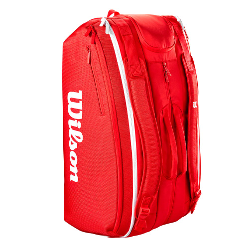 Wilson  сумка для ракеток Super Tour Red (15 pack) 2025 фото 3
