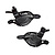 Sram  триггерная манетка  X-5 - 3x9 - black - set (one size, no color)