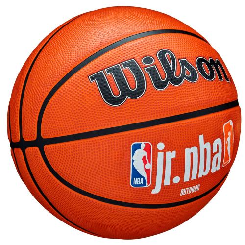 Wilson  мяч баскетбольный NBA JR FAM Logo AUTH outdoor фото 2