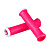 Liv  грипсы Supera Single Lock-On (one size, pink white)