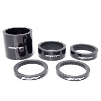 Zipp  комплект проставочных колец Carbon (4mm x 2, 8mm x 1, 12mm x1, 30mm x 1)