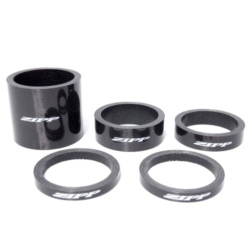 Zipp  комплект проставочных колец Carbon (4mm x 2, 8mm x 1, 12mm x1, 30mm x 1)