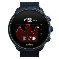 Suunto  часы 9 Baro grafit blue titanium